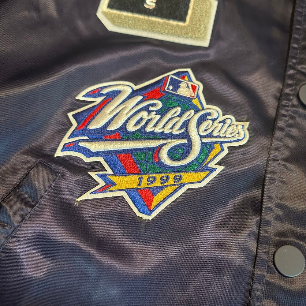 NWT Pro Standard New York Yankees World Series Patches Letterman Bomber Jacket S - Picture 5 of 16
